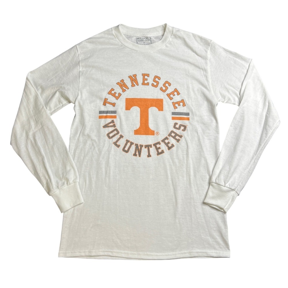 Gameday Couture Tennessee Volunteers T-Shirt Womens Small Long Sleeve Vols White